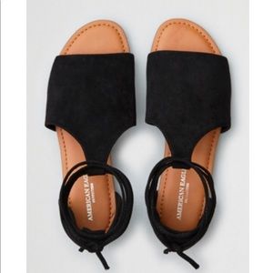 AEO Covered Ankle Tie Sandal